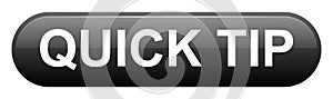 Quick tip black button help and suggestion concept