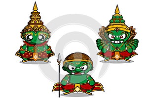 Vector Illustration ramayana