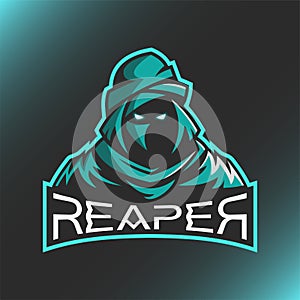 Vector Illustration Reaper Logo for esport teammate