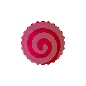 Vector illustration of red seal ON WHITE BACKGROUND STOCK eps10