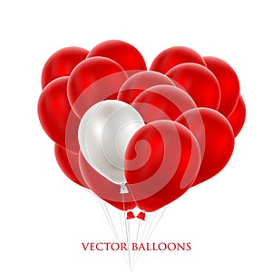 Vector illustration of balloons