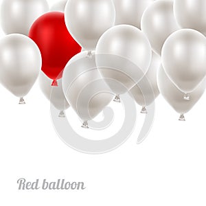 Vector illustration of balloons