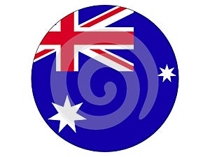Round Flag of Australia