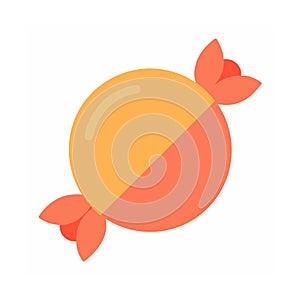 Rounded Cream Candy Vector Illustration