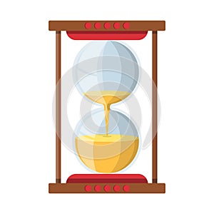 Vector illustration of sandglass and timer logo. Graphic of sandglass and trustworthy stock vector illustration.