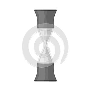 Vector illustration of sandglass and trustworthy icon. Web element of sandglass and clock vector icon for stock.