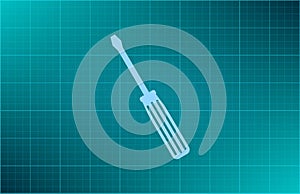 Vector illustration blue background