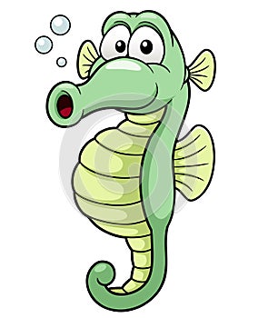 Cartoon seahorse photo