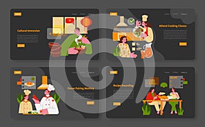 Cultural and Culinary Experiences Vector