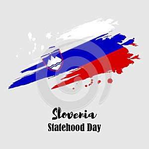 Vector illustration for Slovenia Statehood Day.