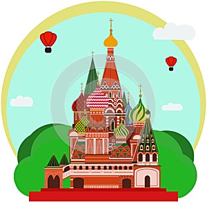 Vector Illustration of St. Basil