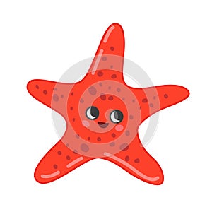 Vector illustration of starfish