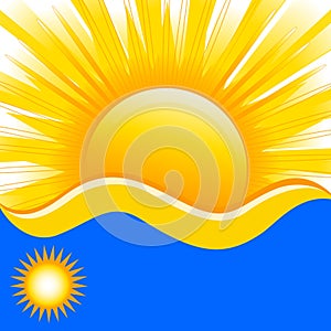 vector Illustration of summer background