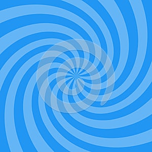 Vector illustration for swirl design. Swirling radial pattern background. Vortex starburst spiral twirl square. Helix rotation ray