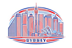 Vector illustration of Sydney