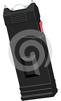 Stun Gun Vector Illustration