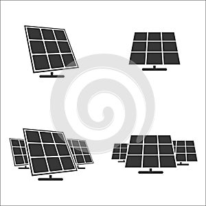 Vector illustration on the theme solar energy