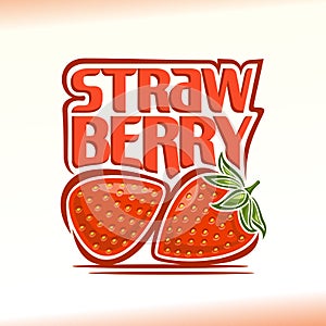 Vector illustration on the theme of strawberry