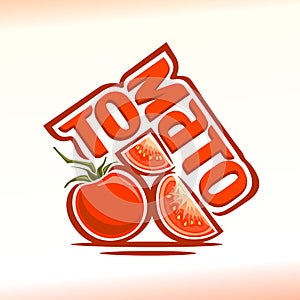 Vector illustration on the theme of tomato