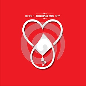 Vector illustration on the theme of world Thalassemia day - 8th May