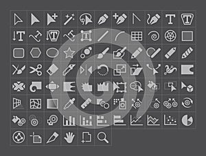 Vector Illustration Tool Icons