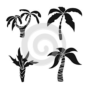 Vector illustration of travel and ecology logo. Collection of travel and beach stock symbol for web.