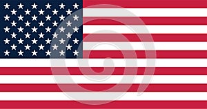 Vector Illustration for the United States Flag
