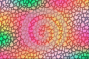 Colorful 3d textured pattern background vector illustration