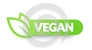 Vector Illustration Vegan Food Icon. Label Elements For Logos, Badges And Stickers