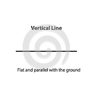 Vector illustration of Vertical lines on a white background.