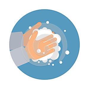vector illustration. wash your hands. hygiene concept
