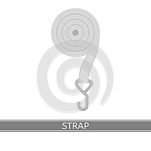 Webbing Strap Isolated photo