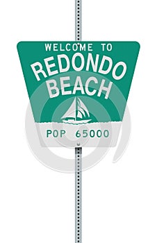 Welcome to Redondo Beach road sign photo