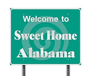 Welcome to Sweet Home Alabama road sign