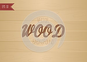 Vector illustration of wood background