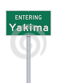 Yakima Entering road sign photo