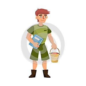 Vector illustration of zookeeper and man sign. Set of zookeeper and keeper  stock symbol for web.