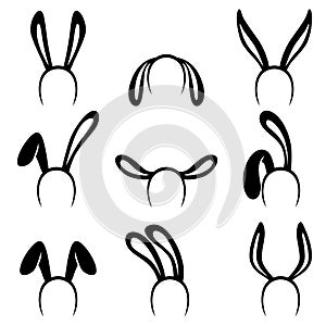 Decorative rabbit ears set