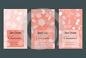 Vector illustrations for floral or herbal products