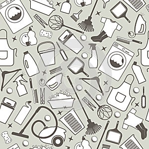 Vector illustratuon of cleaning.