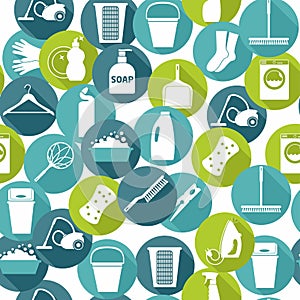 Vector illustratuon of cleaning.Icon background.