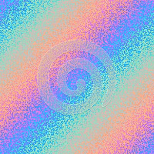 Pattern of a random small dots. Noise gradient background. Seamless image