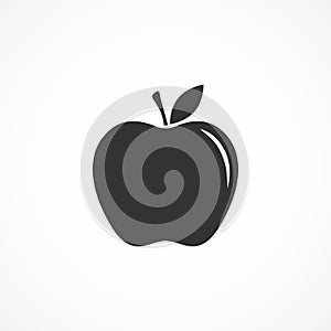 Vector image apple icon.