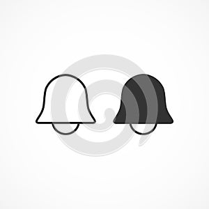 Vector image bell icon.