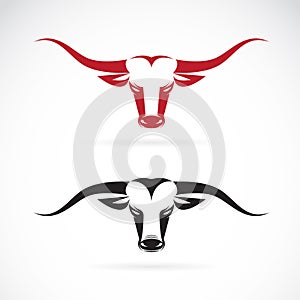 Vector image of an bull head