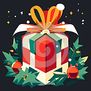 Vector image of christmas presents