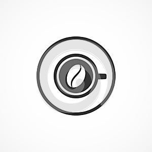 Vector image coffee icon.