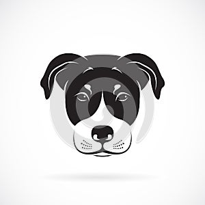 Vector image of an dog head