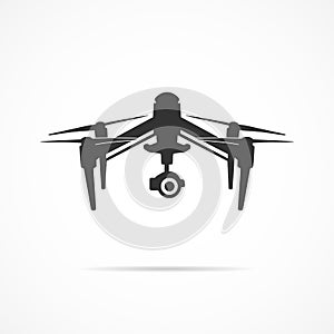 Vector image drone icon.