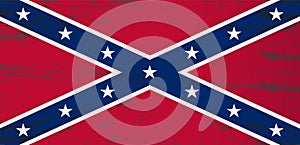 Vector image of the flag of the Confederate States of America